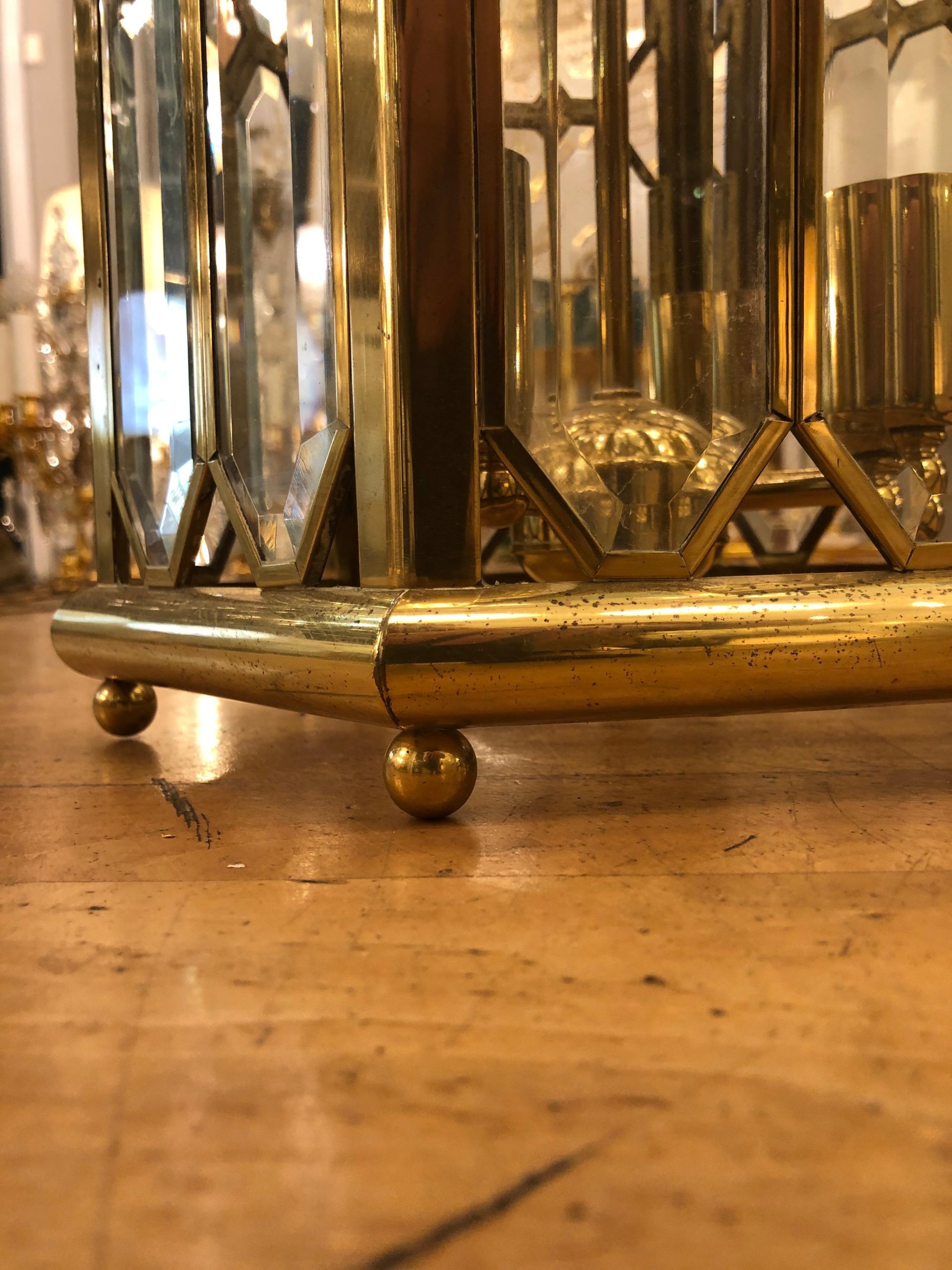 French Brass Lantern, ''Part of a Set of two'' - Image 9